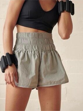 Free People FP Movement The Way Home Shorts in Grey Size Medium